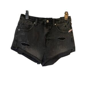 𝅺Wild Fable Highest Rise Cheeky Shorts Rockabilly 90's Distressed Festival 6